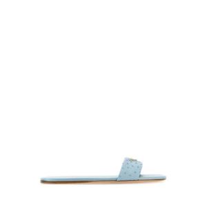 프라다 뮬 슬리퍼 1XX355FD005130 F0076 LIGHT BLUE