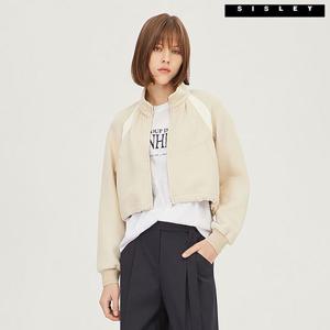 [시슬리] 하이디 저지 크롭 점퍼 SAJP05311_BE