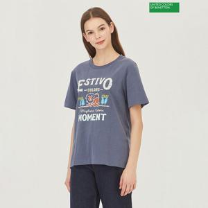 [베네통] 킨더 티셔츠 BATS08341_NY