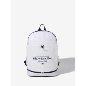 휠라 WHITE LINE 라켓 백팩 FS3BPF5201X_OWH_NW