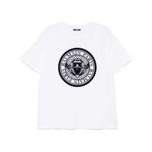 발망 반팔 티셔츠 EH1EG010BB17 GAB BLANC NOIR GAB
