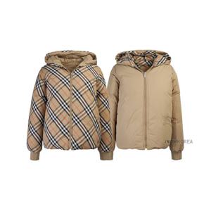 [버버리 키즈] FW24 여아 리버시블 패딩 자켓 8092462 C KG6 AXEL B9368 (14)