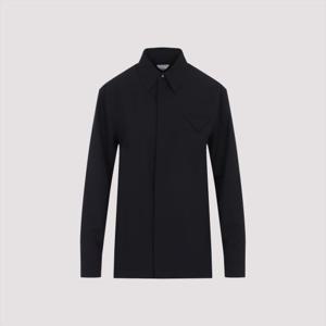 보테가베네타 블라우스 셔츠 707895 V4XP0 4246 MIDNIGHT BLUE