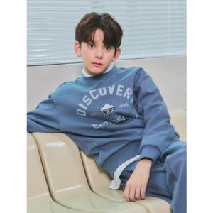 [디스커버리키즈US] (DKTR32051-NYL) 키즈 아웃도어 전판 그래픽 트레이닝 맨투맨
