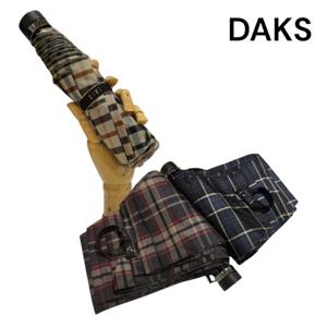 [닥스(우양산)]3단 수동 우양산 닥스체크1 URA001I