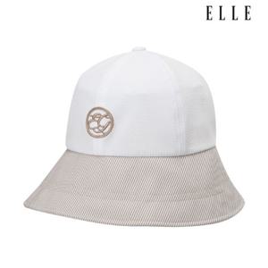 [엘르골프]체인자수 포인트 햇 (여) 6L27452_100_CJ