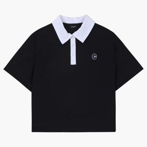 [셀덴]셀덴PQ카라 크롭 티셔츠 EDHA23451