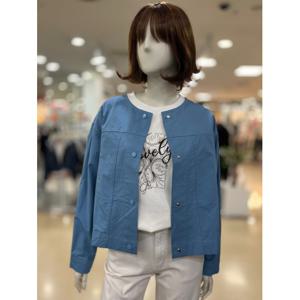 [아날도바시니]노카라 버튼 자켓형 점퍼 AY04JP30S
