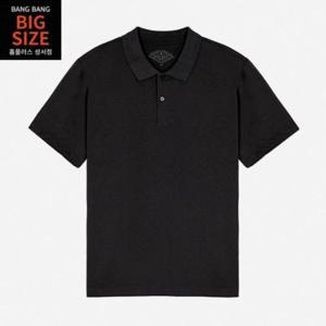뱅뱅빅사이즈성서 HC04 여름 베이직반팔카라티 BTK530
