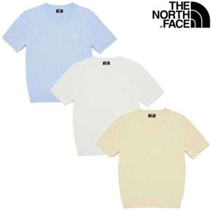 노스페이스 NT7AR30 여성 홀리데이 반팔 스웨터 NT7AR30ABC