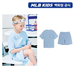 [MLB키즈PG] 스포티브 베이직 우븐 포켓 티셔츠 세트 (7AS1B3153-07SBL)