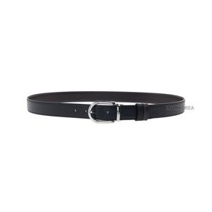 [몽블랑] SS25 남성 말발굽형 버클 벨트 128757 BLACK BROWN