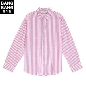 뱅뱅 HC04 봄여름여성 줄무늬 얇은 긴팔 면 남방 NSL262