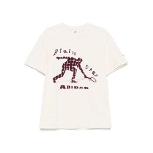 25 FW 아디다스 X 브레인 데드 플록 로고 티셔츠 JX9393 TP437632720