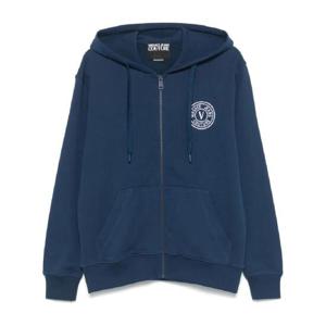 25 FW 베르사체진스꾸뛰르 로고 자수 후드티 78GAIT00CF01T TP434269573