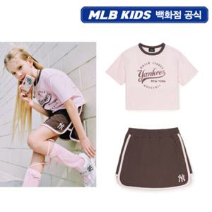 [MLB키즈] 바시티 스트릿 여아 티셔츠세트 7FS1V1253-50PKL