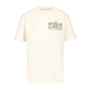 Golden Goose 디럭스 브랜드 프린트 크루넥 티셔츠 GWP01220P002118 11616 TP941652059