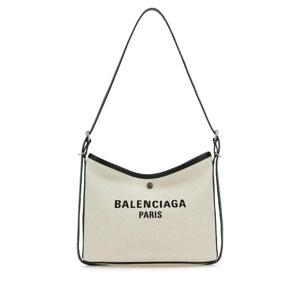 BALENCIAGA Chalk canvas Biarri crossbody bag 8288432ABBN 9260