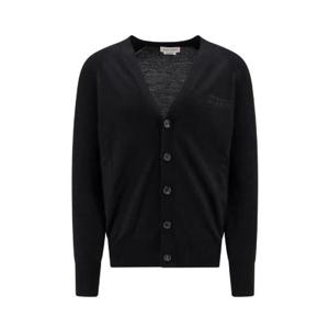 Alexander McQueen 버튼 로고 자수 가디건 795765Q1A92 1013 TP943926994