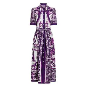 돌체앤가바나 Majolica prin티셔츠 dress F6JFNTFI5JP TP720254689
