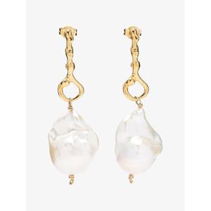 알리기에리 gold plated The Olive pearl drop earrings FJ5230BRZ TP720345722