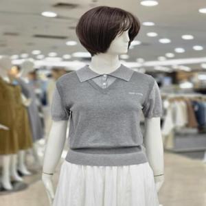 ab.f.z 세이브존09 조끼 배색 카라넥니트티 afqz2w37e