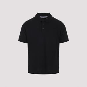 생로랑 폴로 티셔츠 844845 Y37HC 1000 NOIR