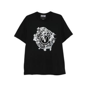베르사체 반팔 티셔츠 79GAHE01 CJ00T 899 BLACK