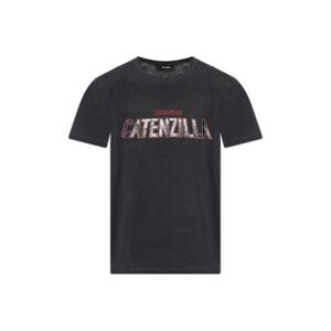 Dsquared2 디스트레스드 크루넥 프린트 티셔츠 S71GD1529S22146 814 TP936573762