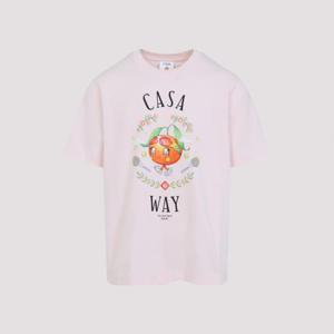 카사블랑카 긴팔 티셔츠 MAW25JTS00109 ORANGE MASCOT