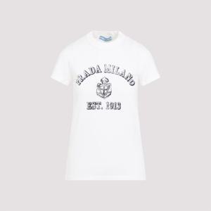 프라다 반팔 티셔츠 3557BSOOO 16XQ F0009 BIANCO