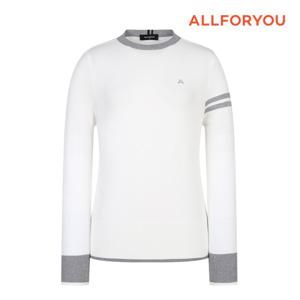 [올포유][올포유] 23FW 여성 배색 포인트 라운드 니트 AWSRM8267