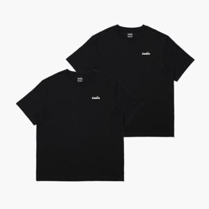 [디아도라]디아도라 2PACK 반팔 티셔츠 D5121LRS99-BLK