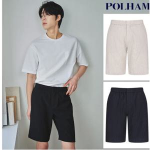 [폴햄]남성 크링클 슬랙스 쇼츠 PHF2PH1051