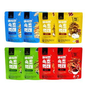 씨리얼마켓 바삭한 속초 먹태 4종 (오리지널맛 2팩,청양마요맛 2팩,갈릭맛 2팩,불닭맛 2팩/총8팩)