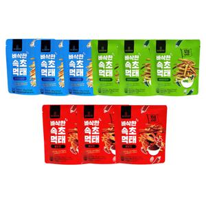 씨리얼마켓 바삭한 속초 먹태 3종 (오리지널맛3팩,청양마요맛3팩,불닭맛3팩/총9팩)