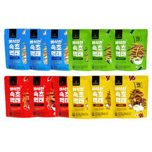 씨리얼마켓 바삭한 속초 먹태 4종 (오리지널맛3팩,청양마요맛3팩,갈릭맛3팩,불닭맛3팩/총12팩)