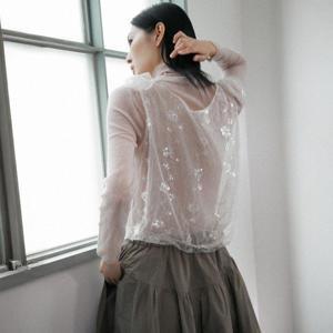 르네크루 25FW 시퀸 뷔스티에