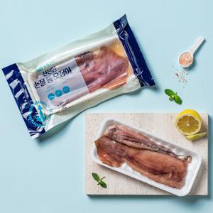 [삼해진미] 자연산 손질 통오징어 260g x 10팩 (20마리)