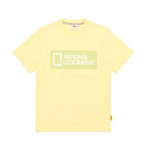 내셔널지오그래픽 N235UTS920 빅 로고 반팔 티셔츠 LEMON