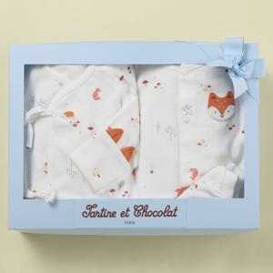 [쇼콜라]신생아출산선물세트(슈룸배냇저고리+상하복)TNMW92000-W1