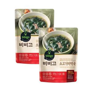 [CJ제일제당] 비비고 소고기 미역국 500g  x 6개