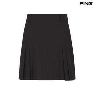 [핑골프]여성 변형 맞주름 큐롯 스커트 (121D2PC061_BK)