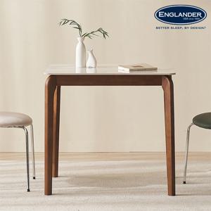 메사 캔디드 2인용 통세라믹 고무나무 원목 식탁(의자 미포함)