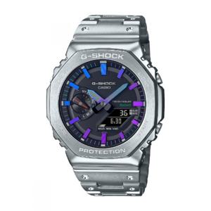 [블루투스 탑재 솔라 워치] G-SHOCK (G Shock) 풀 메탈 시리즈 레인보우 컬러 액센트 마스터피스 디자인 모델 GM-B2100PC-1AJF