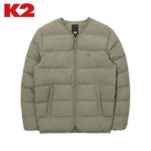 [K2] 남성 ON U넥 경량 슬림다운 K7 카키 GMU24581