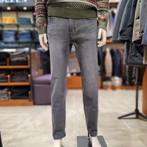 [올젠] 남성 블랙그레이톤 컬러 워싱 데님팬츠 ZOF5DP1304 GR