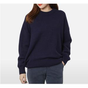 [시에로]네크 골 리브 조직 루즈핏 풀오버 SE3KTF308