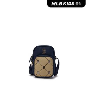 [MLB키즈 공식] 25N 다이아 모노그램 미니크로스백 BOS (Beige) 7ACRMD25N-43BGS