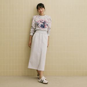 [에고이스트] ER2OSK02 [BLUE LABEL] 프론트 슬릿 밴딩 스  스커트